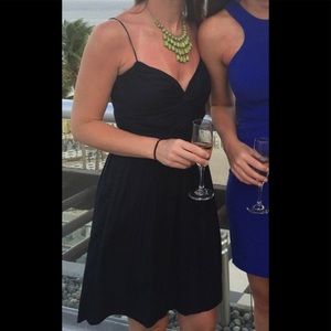 Navy blue Banana Republic summer cocktail dress